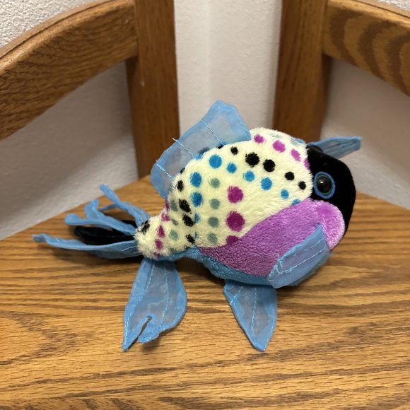 Webkinz Lil Kinz Polka Back Fish HS524 Plush Toy No Code - Picture 2 of 4